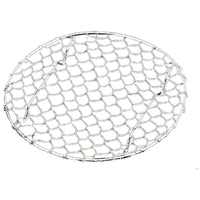 江部松商事 18-8 手編み亀甲 足付 目皿 13cm FC216LW-7703900