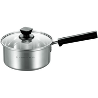 ヒロショウ ナチュラルベーシック 18.8ステンレス製 深型片手鍋 18cm FCD1047-NBP-18S