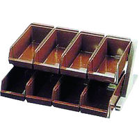 カンダ DXオーガナイザー 2段4列 ブラウン FC81276