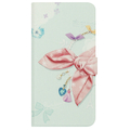 Happymori iPhone XS/X用ケース Dot Scarf Diary ピンクスカーフ HM10272I8