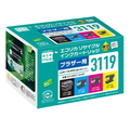 エコリカ ブラザー用リサイクルインクカートリッジ/LC3119-4PK/4色パック FCV1684-ECI-BR3119-4P