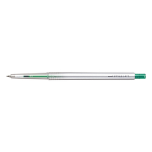 三菱鉛筆 スタイルフィット ゲルインクボールペン ノック式(リフィル入) 0．5mm グリーン UMN139056-イメージ1