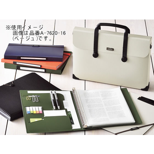 リヒトラブ SMART FIT ドキュメントファイル A4 12仕切 ブラック F114268-A-7620-24-イメージ4