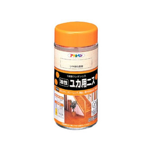 アサヒペン 油性ユカ用ニス 300ml ツヤあり透明 FC995NU-イメージ1