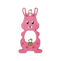 安全興業/単管バリケード NEWラビット君 ピンク 簡単クランプ付 FCA672S-4367347