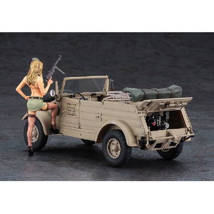 ハセガワ 1/24 Pkw．K1 キューベルワーゲン 82型(バルーンタイヤ)w/ブロンドガールズフィギュア SP473ｷﾕ-ﾍﾞﾙﾜ-ｹﾞﾝ32ﾌﾞﾛﾝﾄﾞG-イメージ3