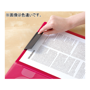セキセイ アクティフV クリップファイル〈マグネプラス〉 A4タテ ライトグリーン F028540-ACT-5924-33-イメージ3