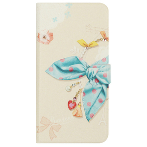 Happymori iPhone XS/X用ケース Dot Scarf Diary HM10273I8-イメージ1