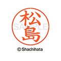 シヤチハタ ネームペン用ネーム シルバー 既製 松島 FC47599-X-GPS-1828