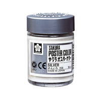 サクラクレパス ポスターカラー ぎんいろ 30ml FCA4305-PW30ML#53