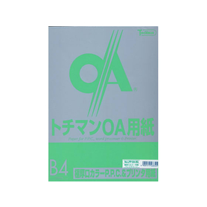 SAKAEテクニカルペーパー 極厚口カラーPPC B4 バンブーグリーン50枚*5 FC65099-LPP-B4-BG-イメージ1