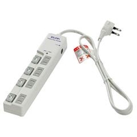 エルパ LEDランプスイッチ付タップ(4個口・1m) WLS-LU4100RMB