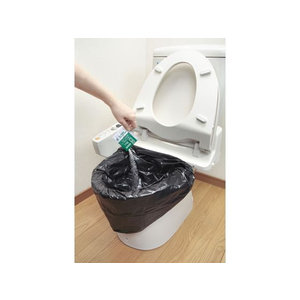 サンコー トイレ非常用袋 抗菌凝固剤付 30回分入 FCS6846-RB-04-イメージ2