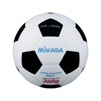 ミカサ スマイルサッカー 3号 ホワイト／ブラック FC687RV-SF326-WBK