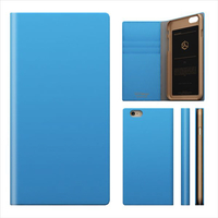 SLG Design iPhone 6s/6用ケース D5 Calf Skin Leather Diary スカイブルー SD4274I6