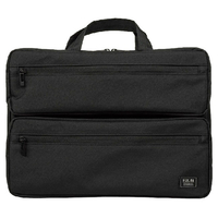ナカバヤシ 15インチ汎用PCインナーバッグ/2ポケット付 ブラック SZC-FC151908BK
