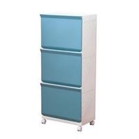 平和工業 ランドリーボックス3段　Clevan323 ブルー ﾗﾝﾄﾞﾘ-BOX3ﾀﾞﾝBL