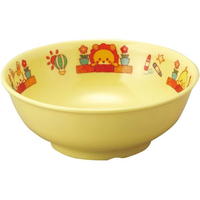 アヅミ産業 メラミン子供食器 みんなともだち。丼 YMD-1 イエロー FC961LB-1026730
