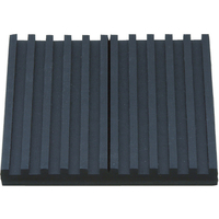 トラスコ 防振パット　耐熱・耐油性　ミニシートタイプ　１５０×１５０　 厚み１０ｍｍ　合成ゴム OHS-10-150CR