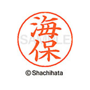 シヤチハタ ネームペン用ネーム シルバー 既製 海保 FC46613-X-GPS-0842-イメージ1