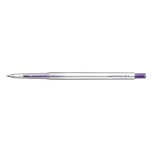 三菱鉛筆 スタイルフィット ゲルインクボールペン ノック式(リフィル入) 0．5mm バイオレット UMN1390512-イメージ1