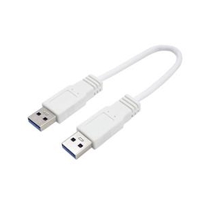 変換名人 USB3．0ケーブル  A(オス)→A(オス) ストレート結線(20cm) USB3A-A-CA20-イメージ1