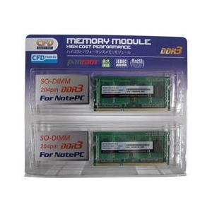 CFD ノート用PCメモリ(4GB×2) Panram W3N1600PS-4G-イメージ1