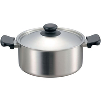 佐藤商事 柳宗理 18-8 両手鍋 浅型 つや消 22cm FC701LF-2303900