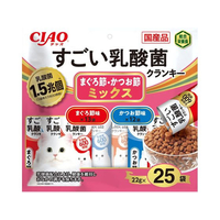 いなば CIAO すごい乳酸菌クランキー 鮪節鰹節ミックス 25袋 FCF592N