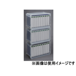 アイリスオーヤマ ファイルコンテナ A4ワイド用フタ クリア F855867-RCL-40-イメージ2