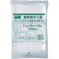 トラスコ 厚手ポリ袋　縦１２０Ｘ横８０Ｘｔ０．１　透明　（１００枚入） B-0812