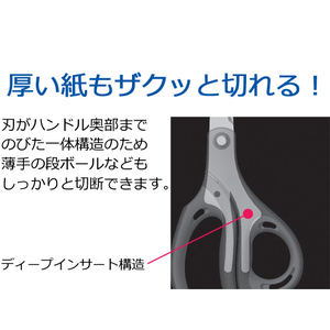 コクヨ ハサミ(エアロフィット・スペリオ)スタンダードタイプ F885472-ﾊｻ-240DM-イメージ5