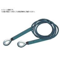 トラスコ中山 TRUSCO/セフティパワーロープ 両端シンブル入 6mmX5m SP-65C FCD137B-1175581