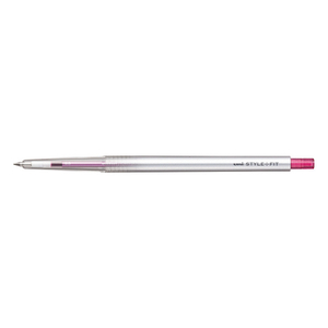 三菱鉛筆 スタイルフィット ゲルインクボールペン ノック式(リフィル入) 0．5mm ピンク UMN1390513-イメージ1