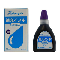 シヤチハタ 補充インキ 60ml 染料系(Y-30) 紫 FC36418-XR-6N(Y-30)ﾑﾗｻｷ