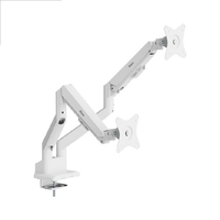 Pixio Monitor Arm Dual ホワイト PSW1DWH-O
