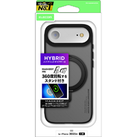 エレコム iPhone Air用ハイブリッドケース MAGKEEP スタンド ブラック PM-A25BMAGSTBK