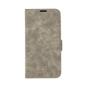 ＮＡＴＵＲＡＬ　ｄｅｓｉｇｎ iPhone 16e用手帳型ケース STYLE NATURAL グレー IP24SP-VS01-イメージ1