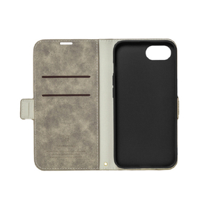 ＮＡＴＵＲＡＬ　ｄｅｓｉｇｎ iPhone 16e用手帳型ケース STYLE NATURAL グレー IP24SP-VS01-イメージ3
