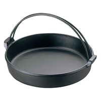 岩鋳 南部鉄 すきやき鍋 ツル付 24cm 20038 FC945LD-1643000