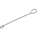 トラスコ中山 TRUSCO ワイヤロープスリング Bタイプ アルミロック 12mm×1m FC727GV-8370580