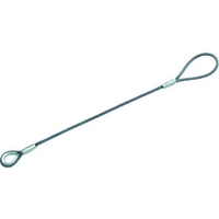 トラスコ中山 TRUSCO ワイヤロープスリング Bタイプ アルミロック 12mm×1m FC727GV-8370580