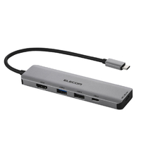 エレコム ドッキングステーション5in1(USB PD3．1対応) シルバー DST-050BP1SV
