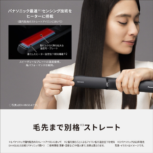 パナソニック ストレートアイロン ナノケア ミストグレー EH-HN50-H-イメージ2