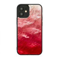 ikins iPhone 12 mini用天然貝ケース Pink Lake I19275I12