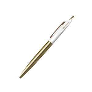 アンテリック 油性ボールペン BRASS 0.5mm スノーホワイト FCU9995-BP2-SW-イメージ1