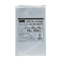 トラスコ 【次回９月下旬納入予定】　スタンダードゴミ袋　半透明　４５Ｌ　５０枚入 GB-45HTM