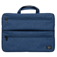 ナカバヤシ 15インチ汎用PCインナーバッグ/2ポケット付 ブルー SZC-FC151908BL