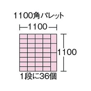 三甲 ボックス型コンテナー 200306 サンボックス#3S イエロー FC400FX-3424162-イメージ2