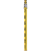 シンワ測定 アルミスタッフ　２　３ｍ５段　表面１０ｍｍピッチ　裏面１ｍｍピッチ目盛付 73275